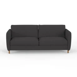 Canapé convertible 2 places Bultex Gustave - Tissu - Enjoy Anthracite