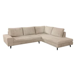 Canapé d'angle droit 5 places ANDRE - Dany ecru 2