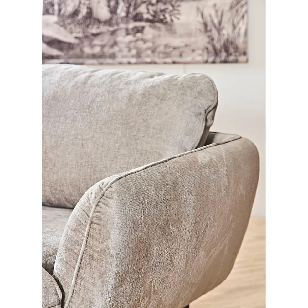 Canapé d'angle droit 4 places Axel - Perfect Harmony - Taupe