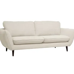 Canapé fixe 2 places AXEL - Effet Velours - Seven Anthracite