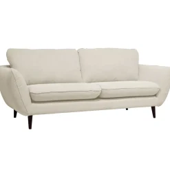 Canapé fixe 2 places AXEL - Effet Velours - Seven Anthracite