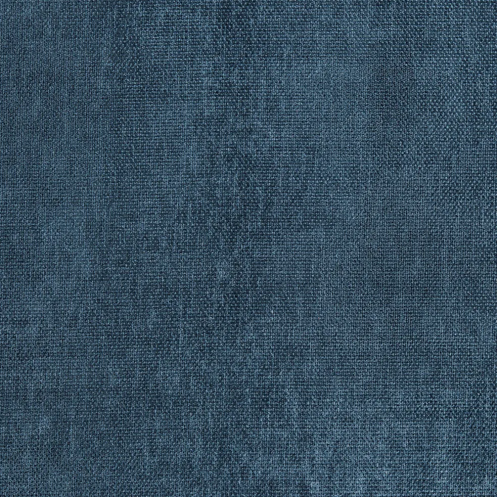 Canapé fixe 3 places Axel - Velours Texturé - Dany bleu grisé