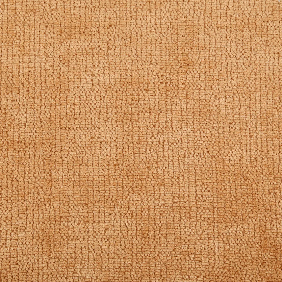 Canapé fixe 3 places Basile - Velours Texturé - Perfect Harmony Écureuil