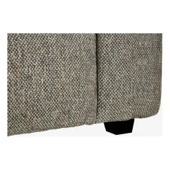 Canapé fixe 4 places en tissu bellagio gris - Posada