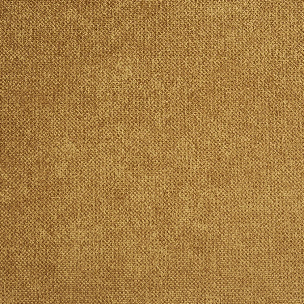 Canapé fixe 3 places Gaspard - Tissu Texturé - Crown Moutarde