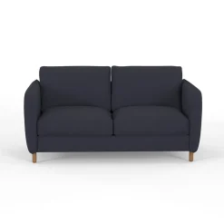 Canapé fixe 4 places Gustave - Velours Texturé - Dany Ecru