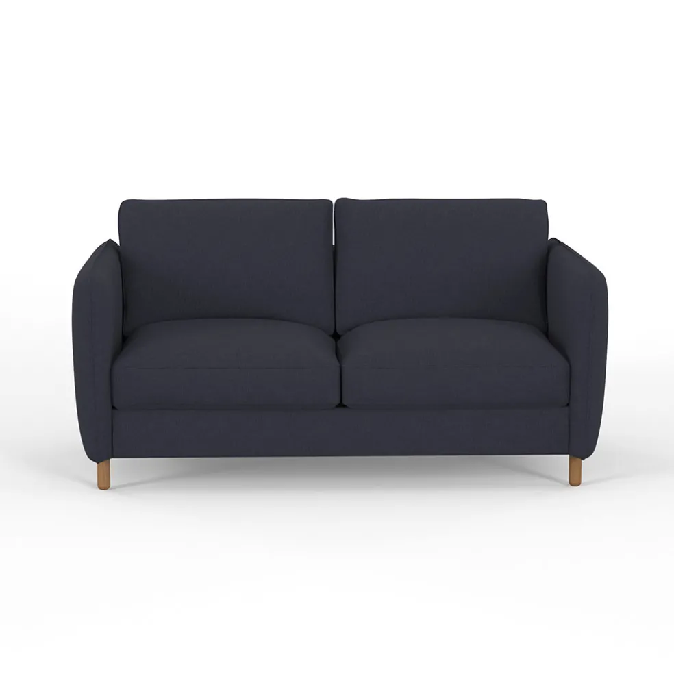 Canapé fixe 4 places Gustave - Velours Texturé - Dany Ecru