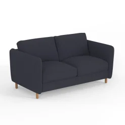 Canapé fixe 4 places Gustave - Velours Texturé - Dany Ecru