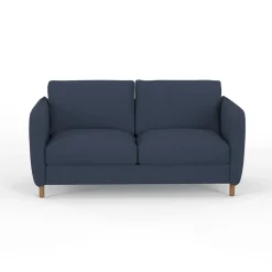 Canapé fixe 4 places Gustave - Velours Texturé - Dany Ecru