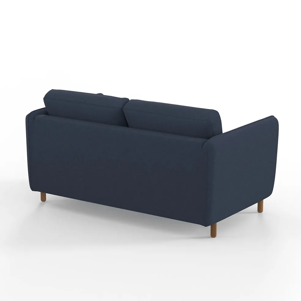 Canapé fixe 4 places Gustave - Velours Texturé - Dany Ecru