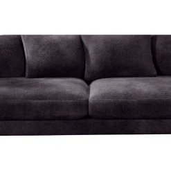 Canapé fixe 4 places Marius - Effet Velours - Seven Turtle