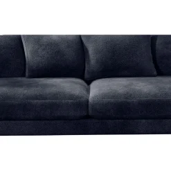 Canapé fixe 4 places Marius - Effet Velours - Seven Turtle