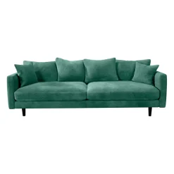 Canapé fixe 4 places Marius - Effet Velours - Seven Turtle