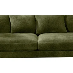 Canapé fixe 4 places Marius - Effet Velours - Seven Turtle