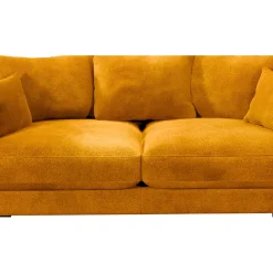 Canapé fixe 4 places Marius - Effet Velours - Seven Turtle