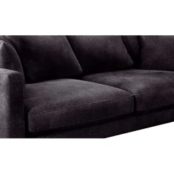 Canapé fixe 4 places Marius - Effet Velours - Seven Turtle