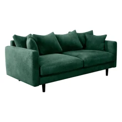 Canapé fixe 4 places Marius - Effet Velours - Seven Turtle