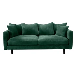 Canapé fixe 4 places Marius - Effet Velours - Seven Turtle