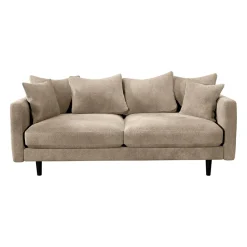 Canapé fixe 4 places Marius - Effet Velours - Seven Turtle