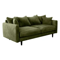 Canapé fixe 4 places Marius - Effet Velours - Seven Turtle