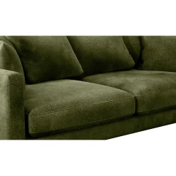 Canapé fixe 4 places Marius - Effet Velours - Seven Turtle