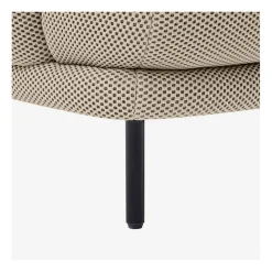 Canape 3 places en tissu 3d sable - Paraty