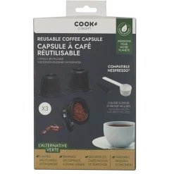 Capsule reutilisable nespresso x3