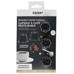 Capsule reutilisable nespresso x3