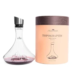 Carafe à decanter Mont Blanc - Topographic