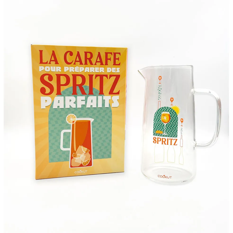 Carafe à spritz en verre 1L