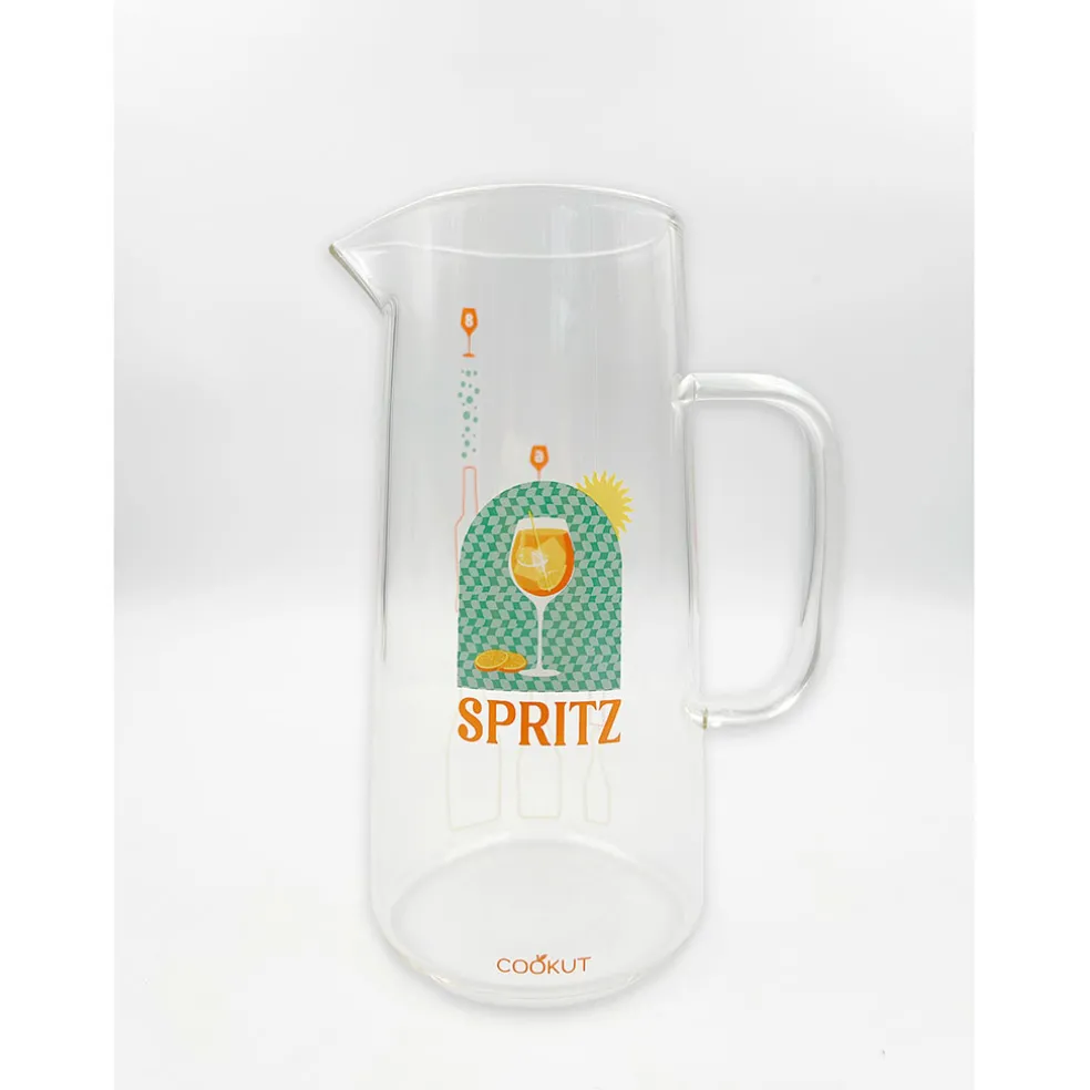 Carafe à spritz en verre 1L
