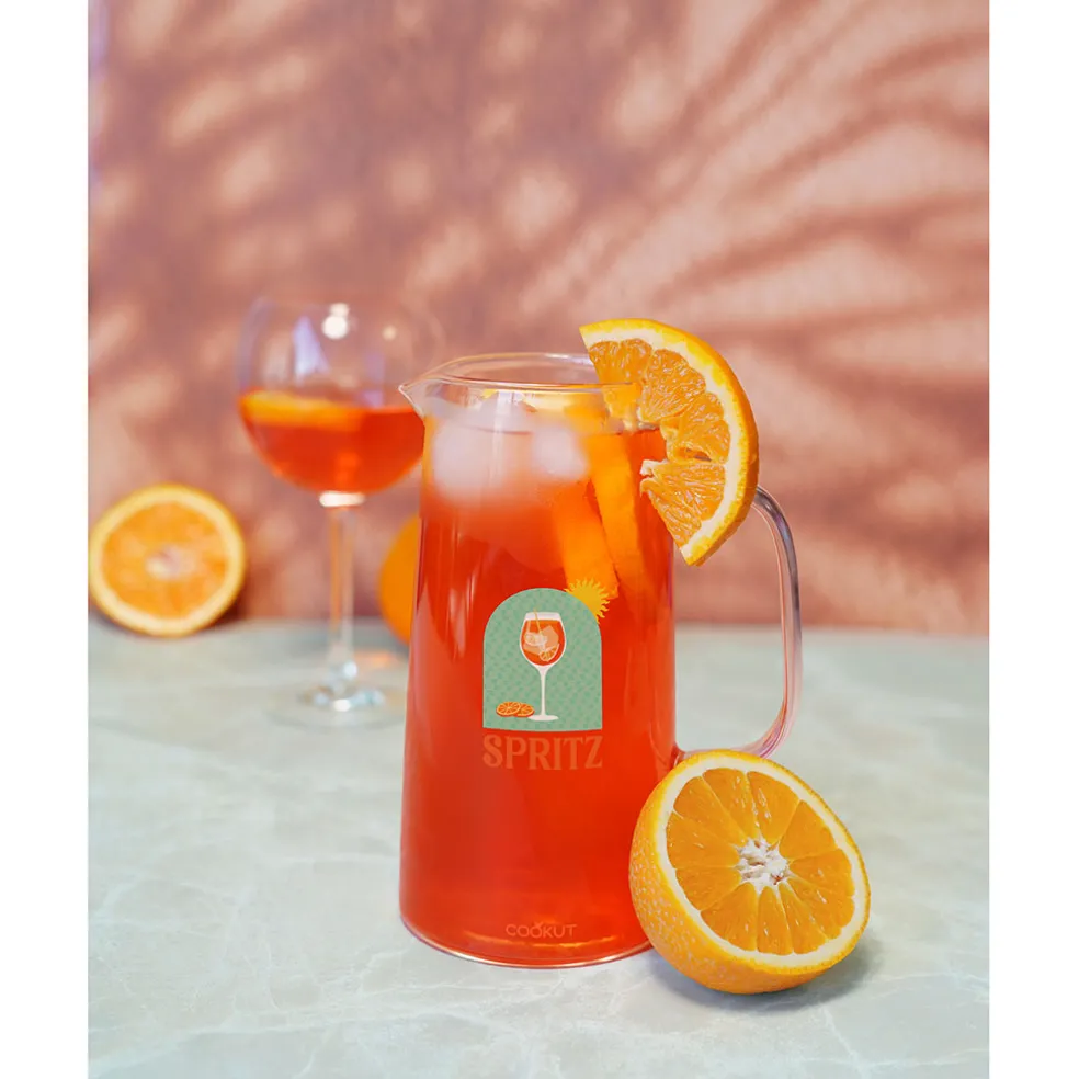 Carafe à spritz en verre 1L