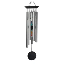 Carillon à vent 7 chakras argenté h44cm