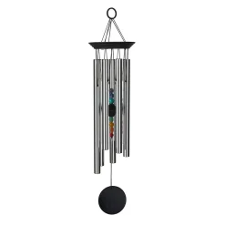 Carillon à vent 7 chakras argenté h44cm