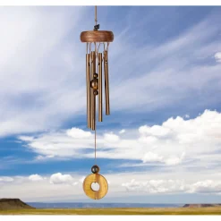 Carillon à vent œil de tigre h29cm