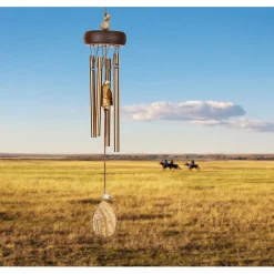 Carillon à vent jaspe de prairie h29cm