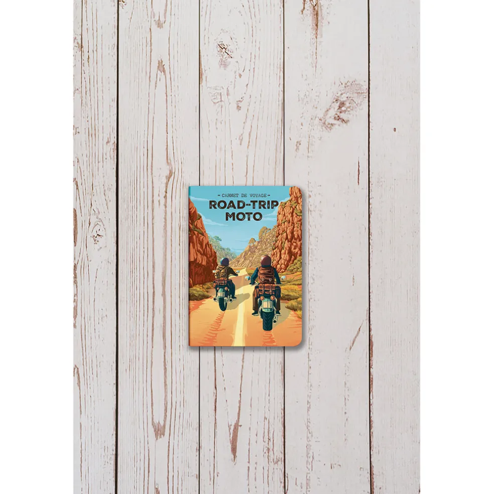 Carnet de voyage road-trip moto