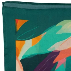 Carré de soie multicolore 66cm - Allegra