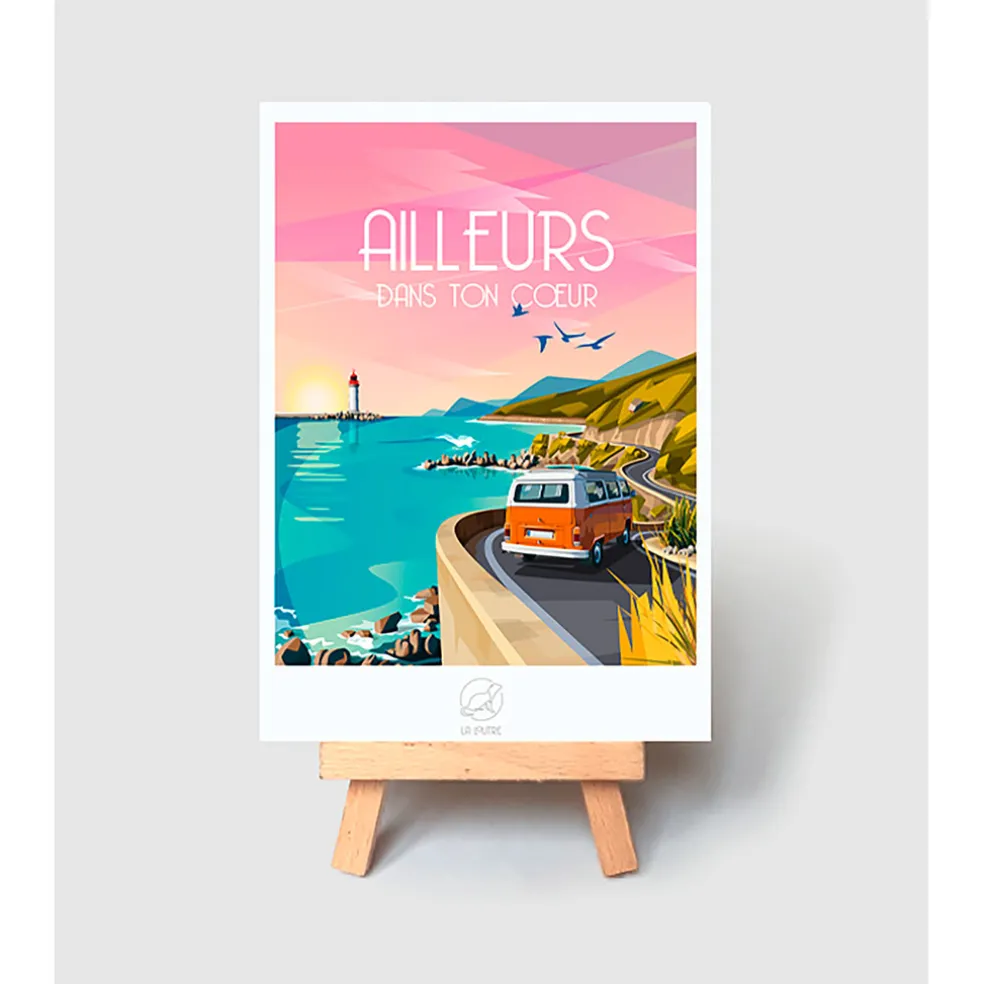 Carte ailleurs 10x14.8cm