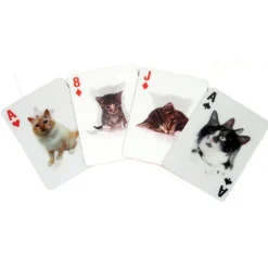 Cartes à jouer chats 3d