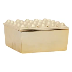 Cendrier en aluminium doré d13cm - Riva