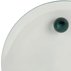 Centre de table en verre émeraude d30cm - Funky