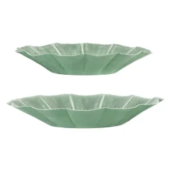 Centre de table (x2) sauge d40/d34cm - Floraly