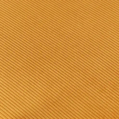 Chaise avec accoudoirs en velours côtelé curry - Aston