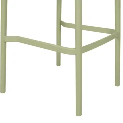 Chaise de bar d'extérieur kaki h100cm - Lumi