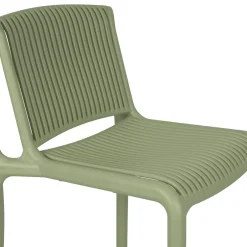 Chaise de bar d'extérieur kaki h100cm - Lumi