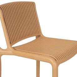 Chaise de bar d'extérieur beige - Lumi