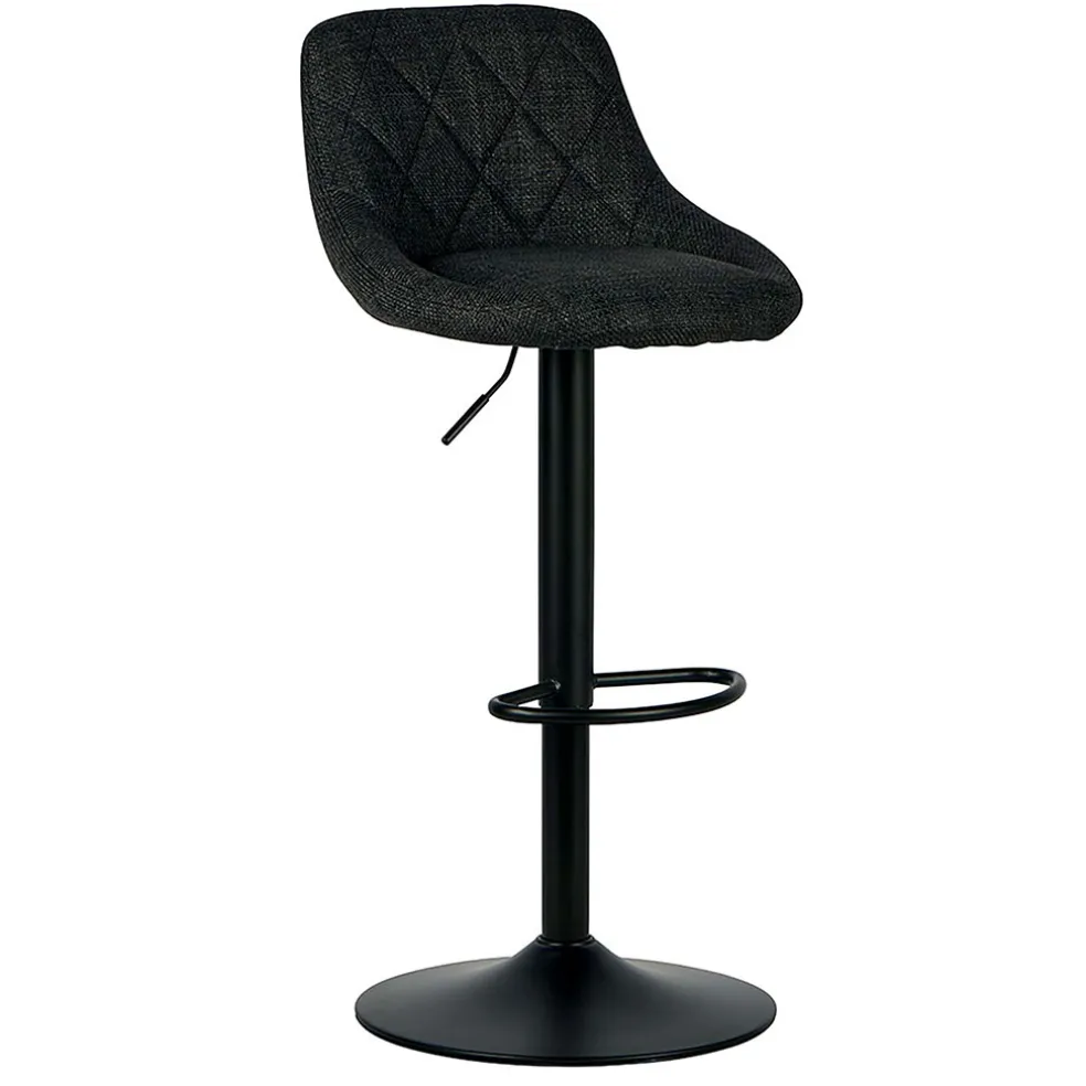 Chaise de bar en tissu noir - O Neal