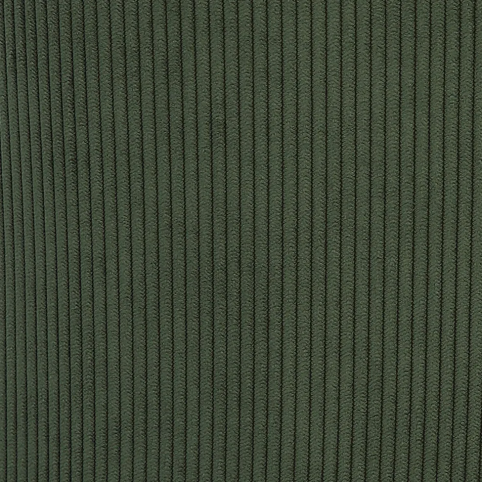 Chaise de bar en velours côtelé vert sapin h67cm - Ben