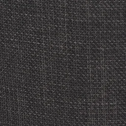 Chaise de salle à manger en tissu gris anthracite - Ben